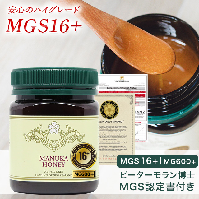 送料無料】マヌカハニー 16+ MG600+ 250g 2個 - その他